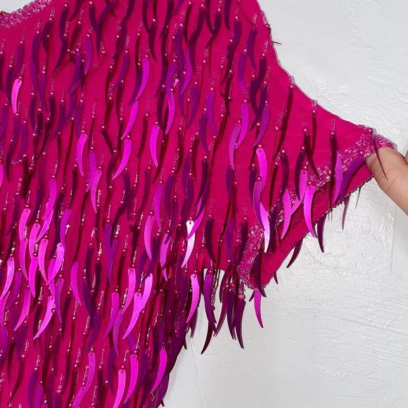 A.J. Bari vintage beaded party dress - Picture 4 of 8